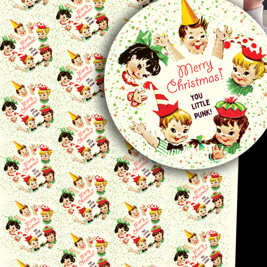 Christmas Punk Wrapping Paper