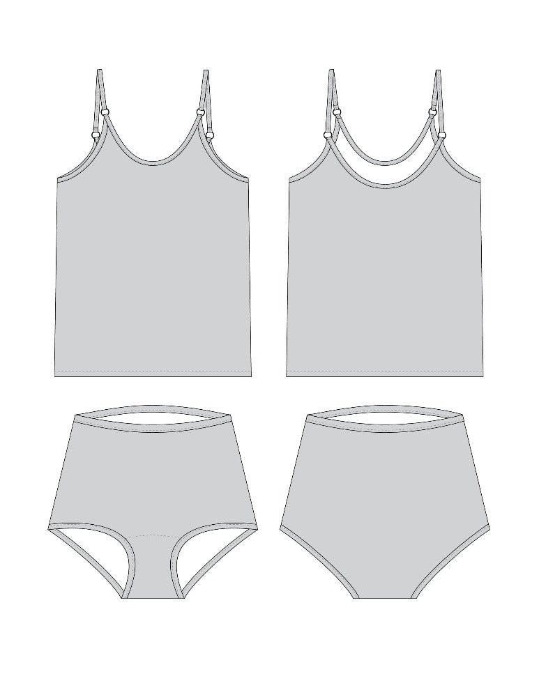 Dune Tank & Briefs Pattern Pattern Christine Haynes