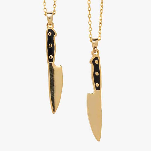Knife Double Sided Pendant