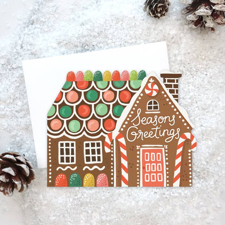 Gingerbread House Card Greeting Cards Idlewild Co.