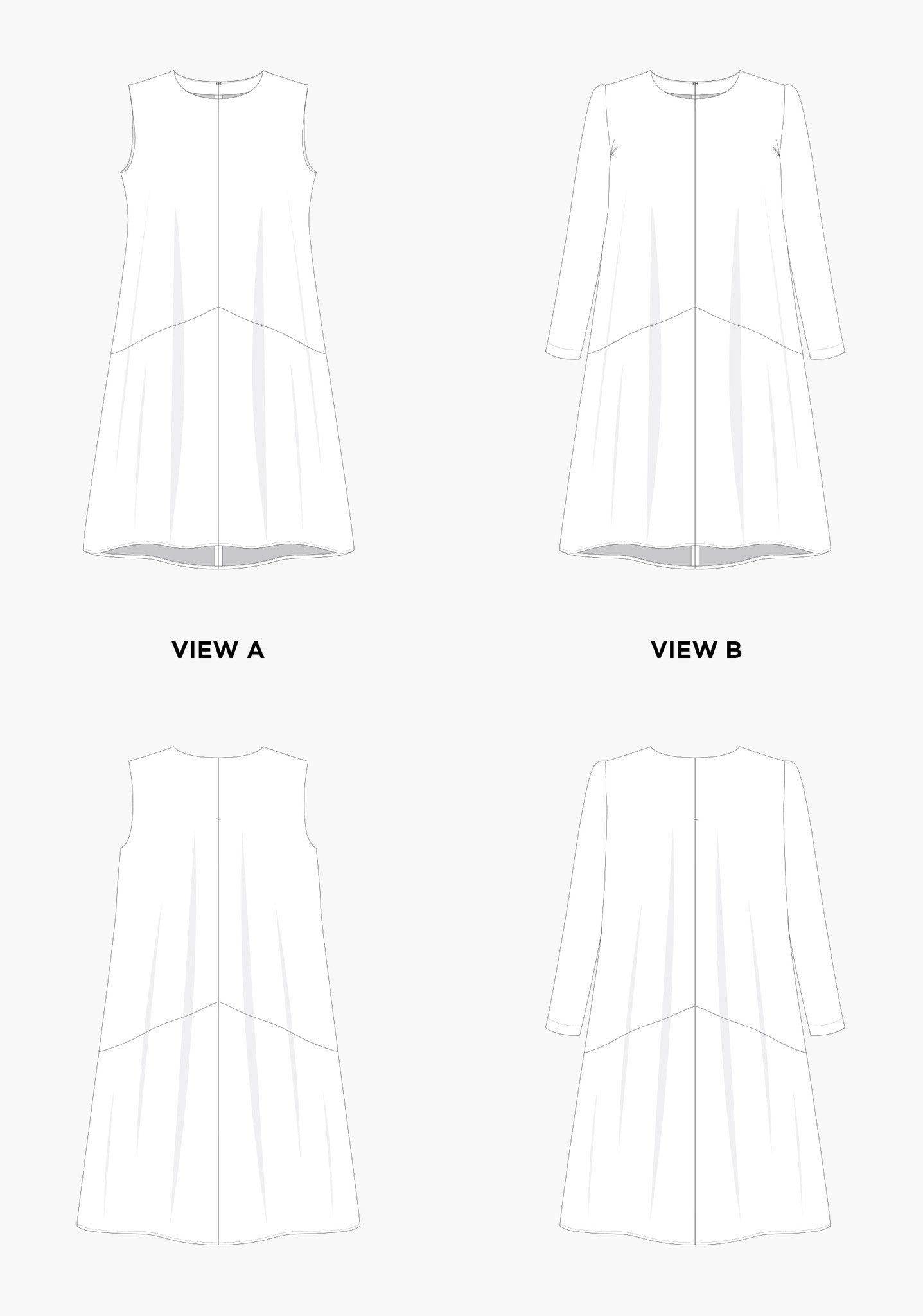 Farrow Dress Pattern Pattern Grainline Studio