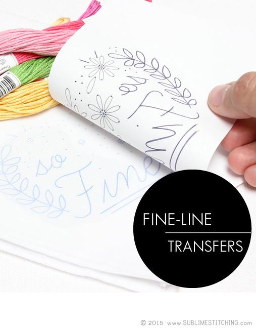 Fine Tip Iron-On Transfer Pen in Black Sublime Stitching