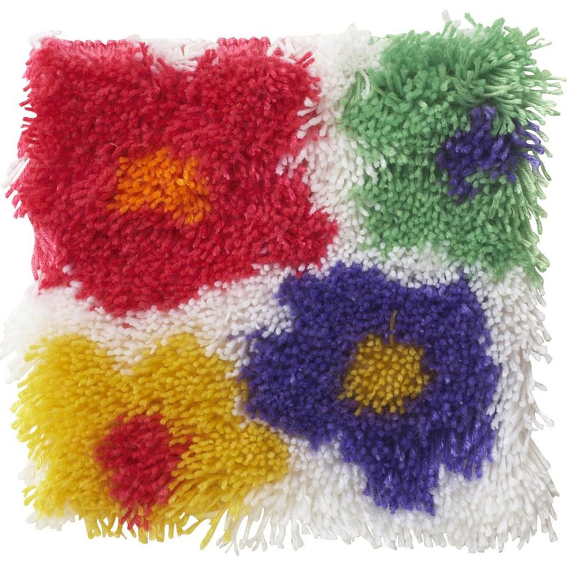 Flowers Latch Hook Kit Kit Wonderart