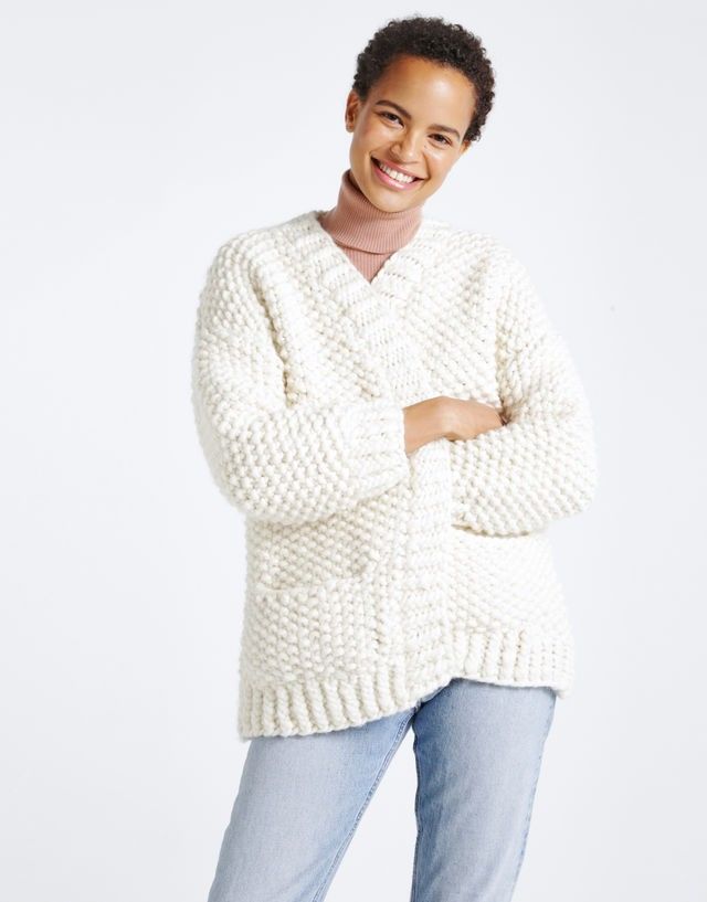 Live Forever Cardigan Knit Pattern Pattern Wool and the Gang