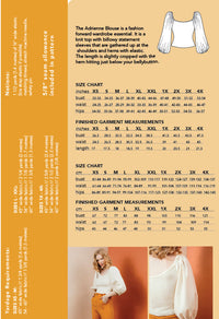 Adrienne Blouse Pattern Pattern Friday Pattern Company