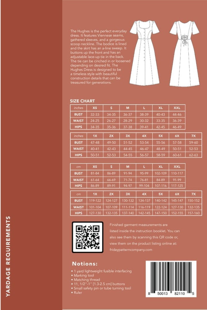 Hughes Dress Pattern Pattern Friday Pattern Company