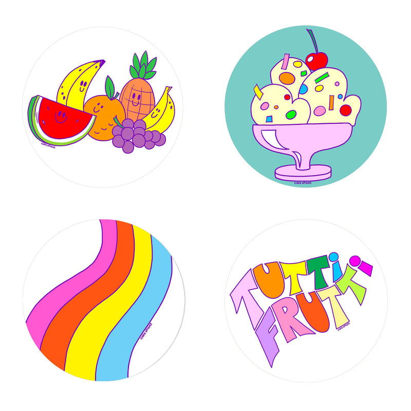 Scratch + Sniff Sticker Set: Tutti Frutti Stickers Chris Uphues