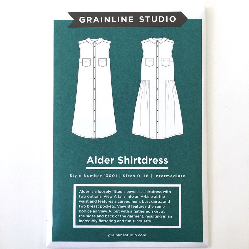 Alder Shirtdress Pattern Pattern Grainline Studio