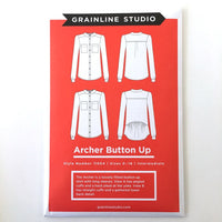 Archer Button Up Shirt Pattern Pattern Grainline Studio