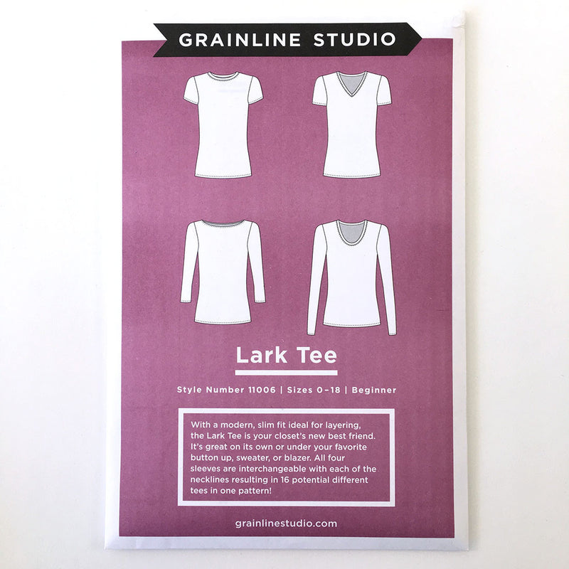 Lark Tee Pattern Pattern Grainline Studio