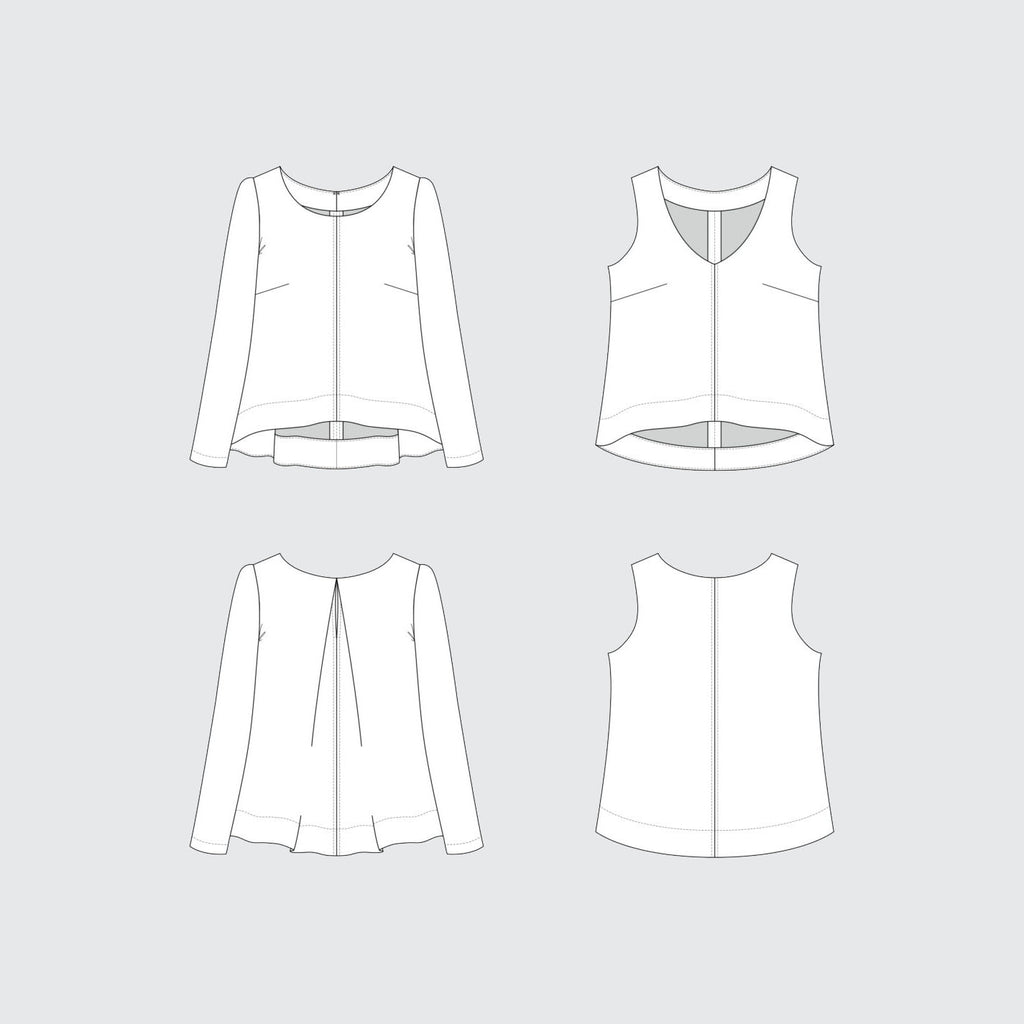 Hadley Top Pattern Pattern Grainline Studio
