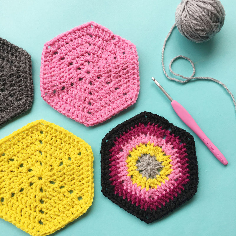 VIRTUAL WORKSHOP: Crochet Hexagon Motifs Past Workshop Brooklyn Craft Company