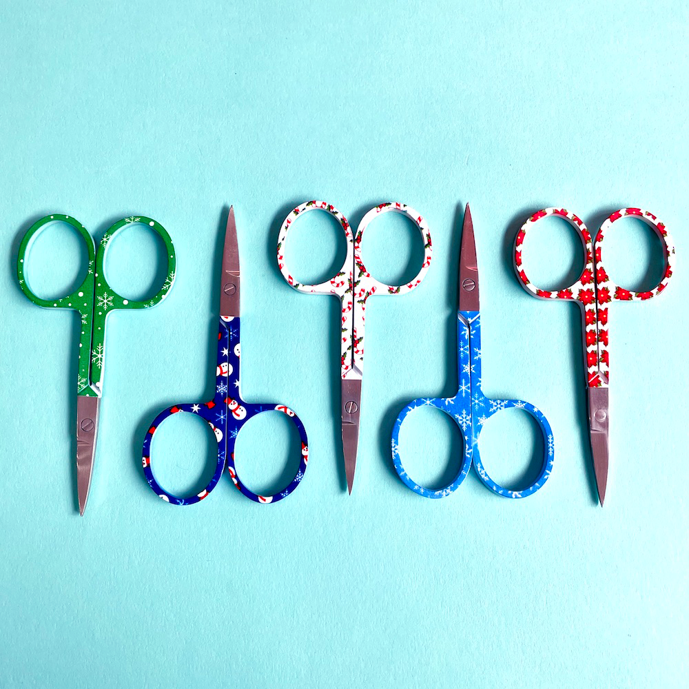 Holiday Embroidery Scissors