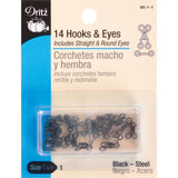 Hooks & Eyes - 14 pack