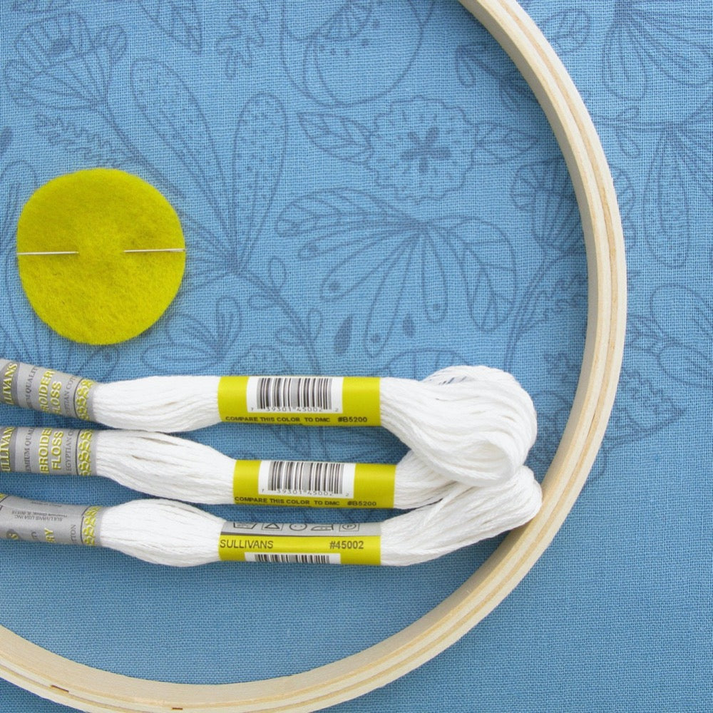 Poppy Patch Embroidery Kit