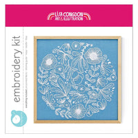 Poppy Patch Embroidery Kit Kit Budgie Goods