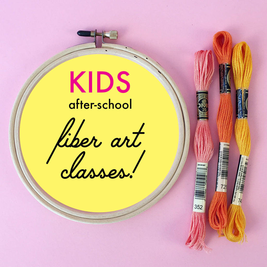 Private listing: After School Fiber Art Classes Starting 1/29/20