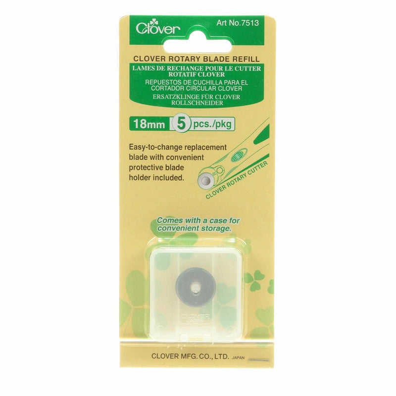 18mm Rotary Cutter Blade Refill - 5 pack Tools Clover
