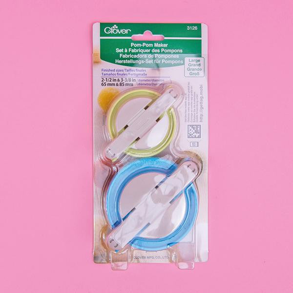 Large Pom-Pom Maker Tools Clover