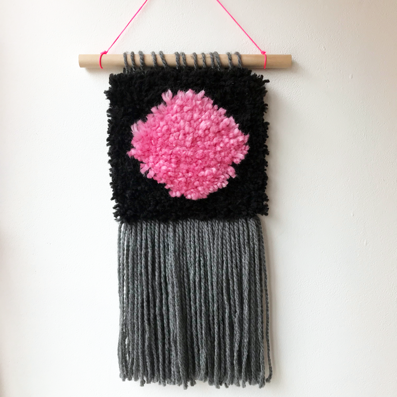Latch Hook Wall Hanging Past Workshop Brooklyn Craft Company