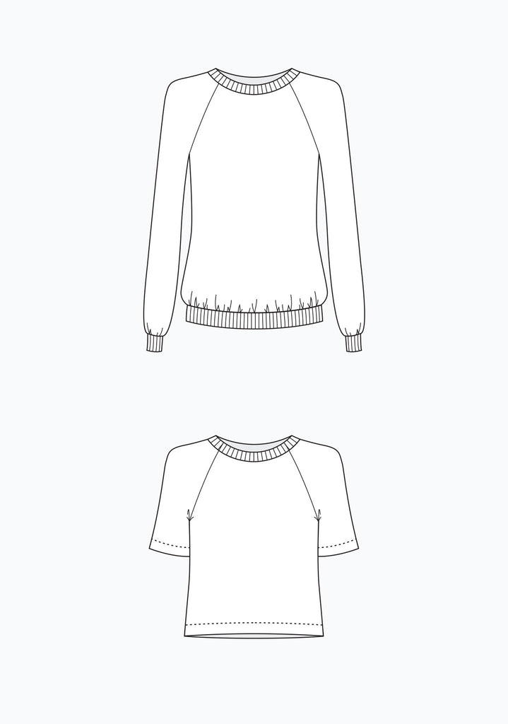 Linden Sweatshirt Pattern Pattern Grainline Studio