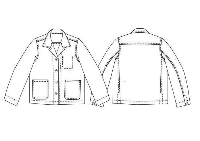VIRTUAL 7-WEEK SEWING COURSE: Ottoline Jacket Past Workshop Brooklyn Craft Company