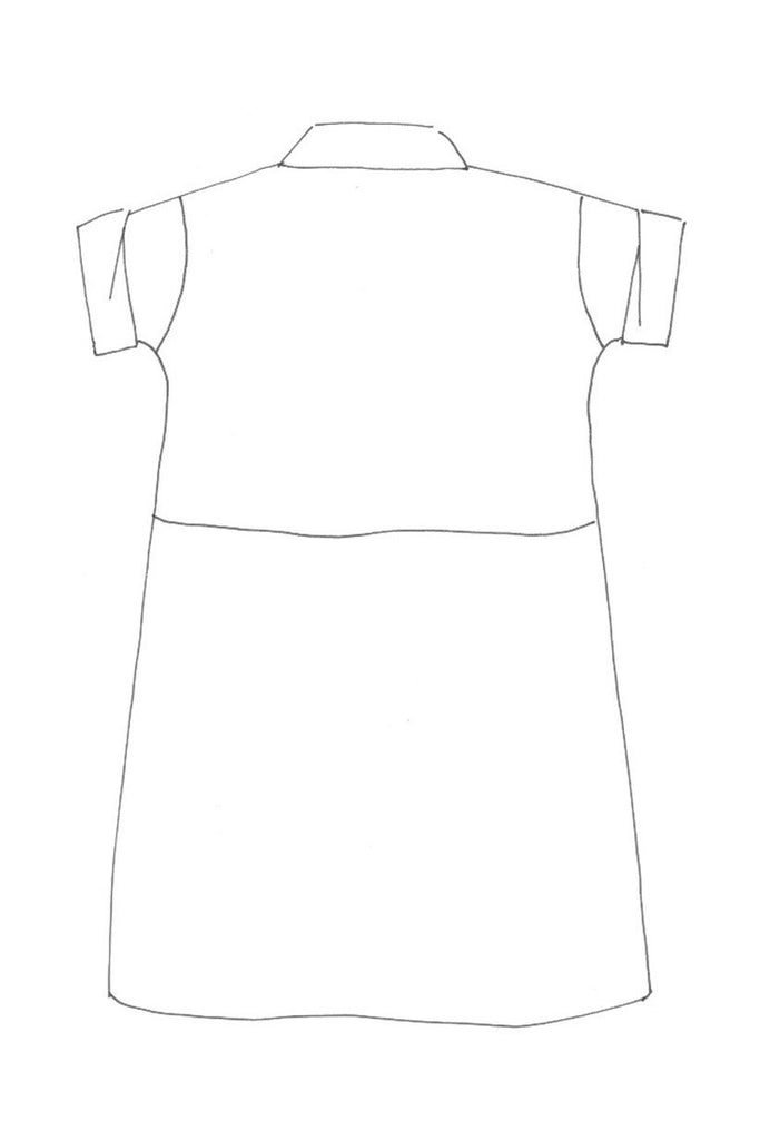 factory dress line drawing