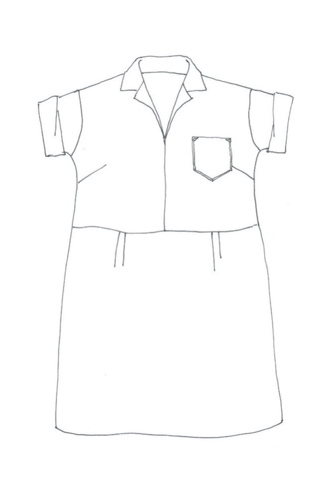 Factory Dress Pattern UK 8-18 Pattern Merchant & Mills