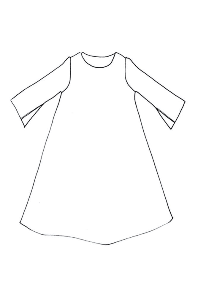 long sleeve trapeze dress pattern Trapeze Dress Pattern