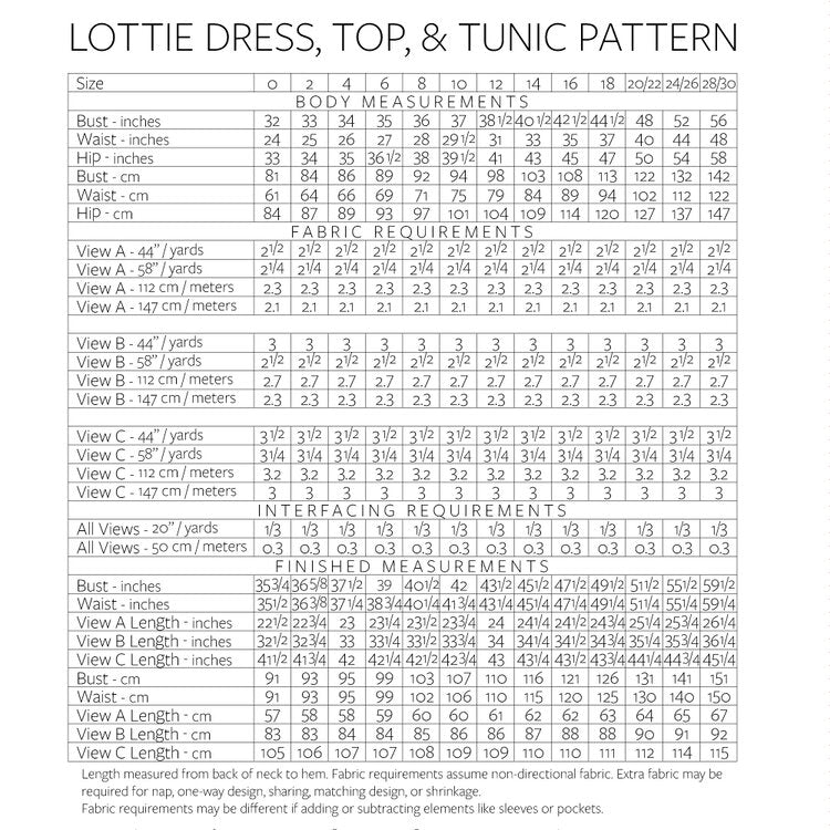Lottie Dress Pattern Pattern Christine Haynes