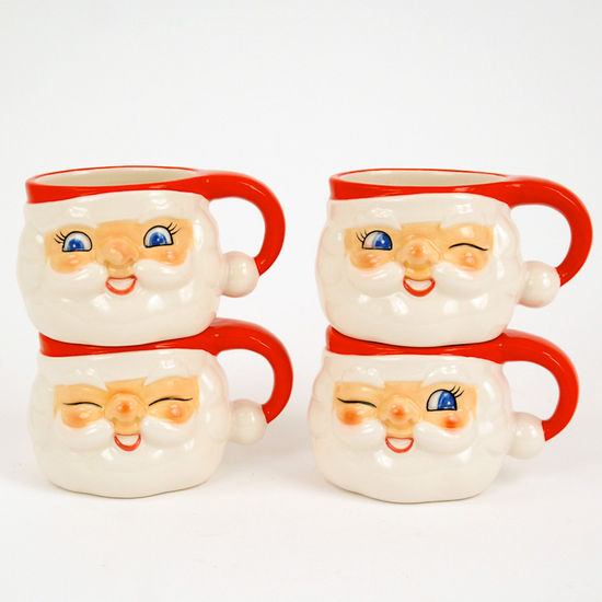 Mini Santa Mug Mugs One Hundred Eighty Degrees Open Eyes