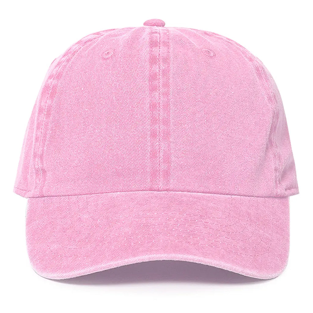 Blank Dad Hat for Embroidery Accessories Brooklyn Craft Company Pink