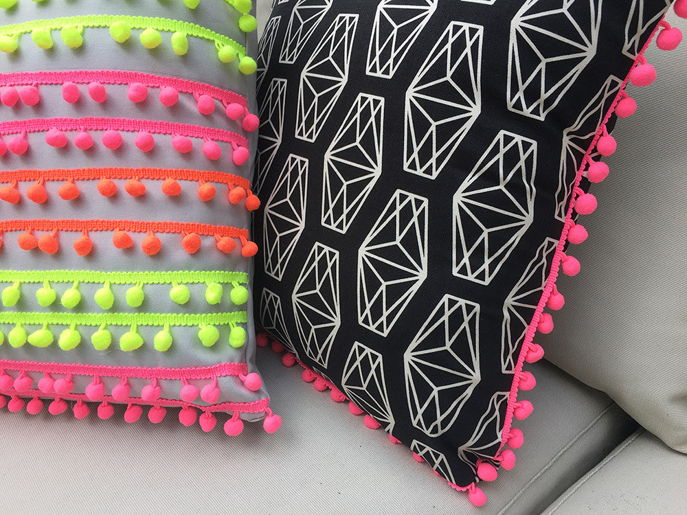 Neon Pom Pom Trim Notions Brooklyn Craft Company