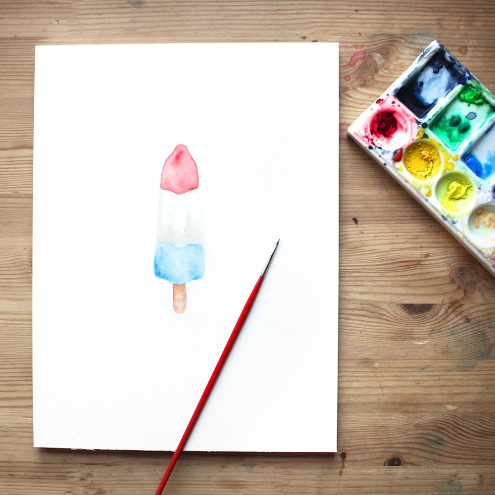 Watercolor Popsicle Painting Workshop