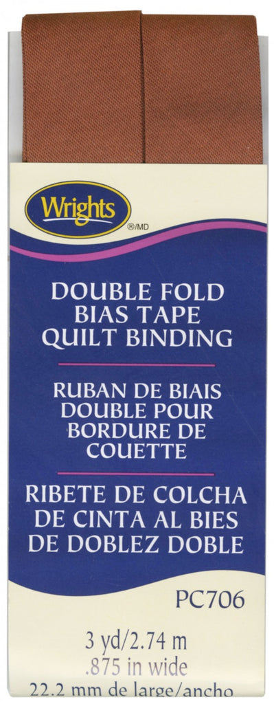 Double Fold Quilt Binding - Bark