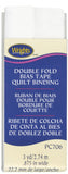Double Fold Quilt Binding - White