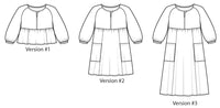 Romey Gathered Dress & Top Pattern (Sizes 16 - 34) Pattern Sew House Seven