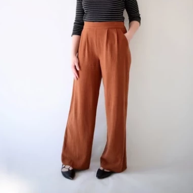 Sew Wide Leg Pants (Weekday Intensive) Past Workshop Brooklyn Craft Company
