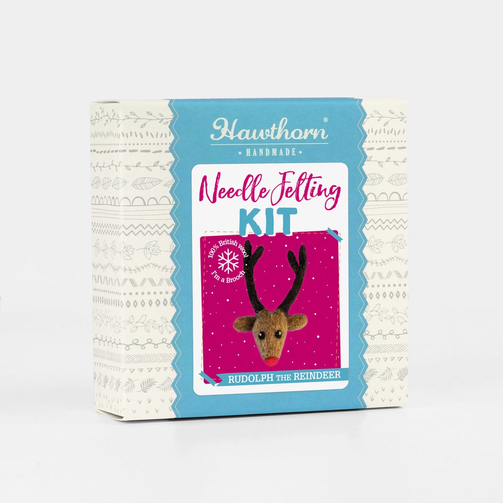 Rudolph Brooch Felting Kit