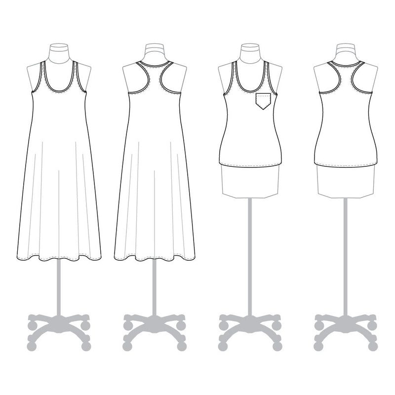 VIRTUAL WORKSHOP: Sew Stretchy Knits - Rumi Tank Past Workshop Brooklyn Craft Company