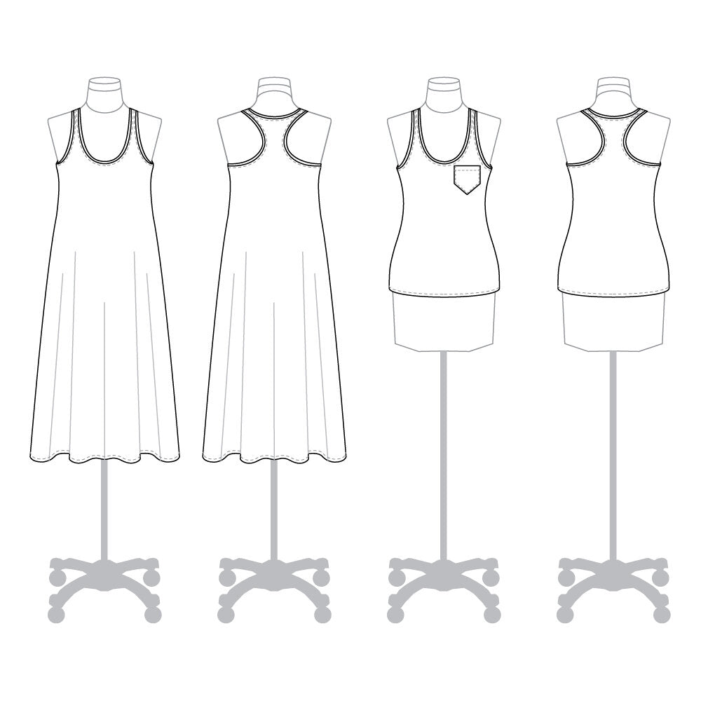VIRTUAL WORKSHOP: Sew Stretchy Knits - Rumi Tank Past Workshop Brooklyn Craft Company