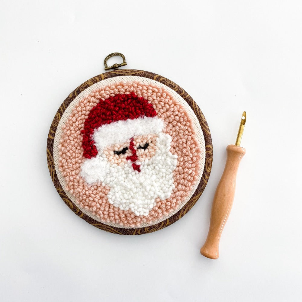 Beginner Punch Needle Kit - Santa – Brooklyn Craft Company