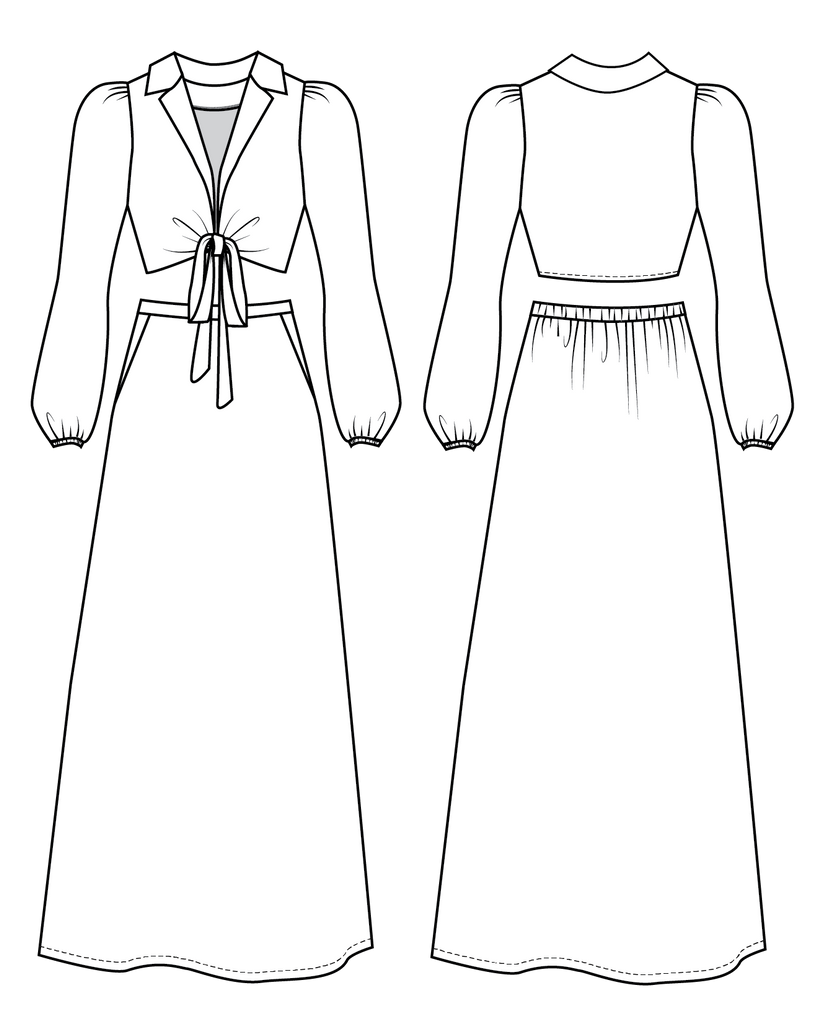 Saturday Skirt Set Pattern Pattern Friday Pattern Company