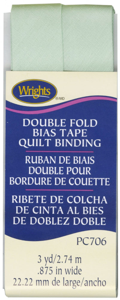 Double Fold Quilt Binding - Seafoam Wrights