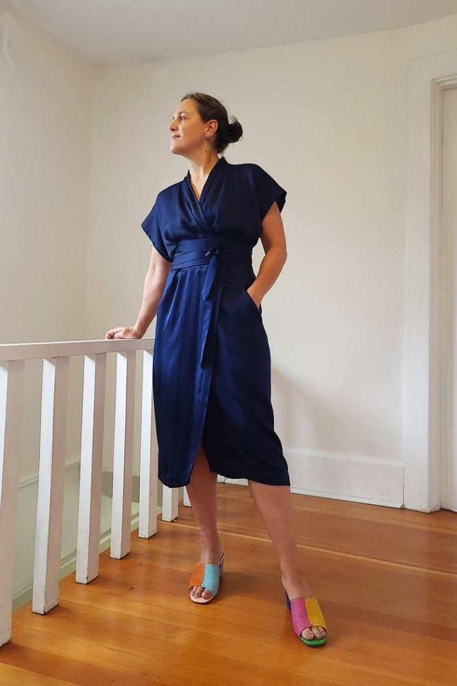 wrap dress pattern Wildwood Wrap Dress Pattern (Sizes 18-34) – Brooklyn Craft Company
