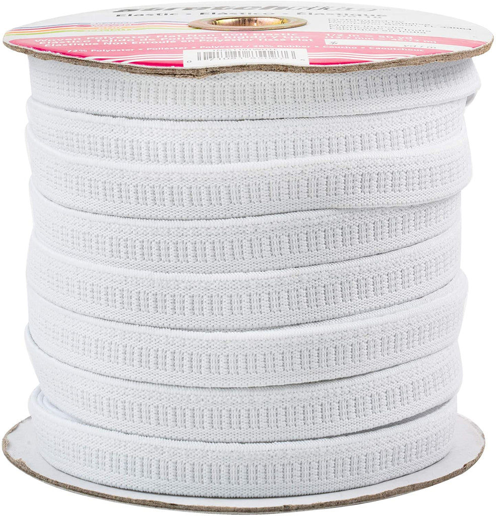 1/4 Sewing Elastic : Braided High Quality Non-Roll Chlorine & Acid Re –  Mondaes Makerspace & Supply