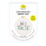 Sweet Cat Embroidery Kit