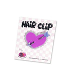 Sweetheart Acetate Hair Clip