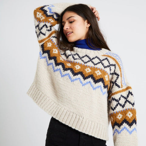 Wool & the Gang Sunrise Sweater Knitting Pattern – Brooklyn Craft Company
