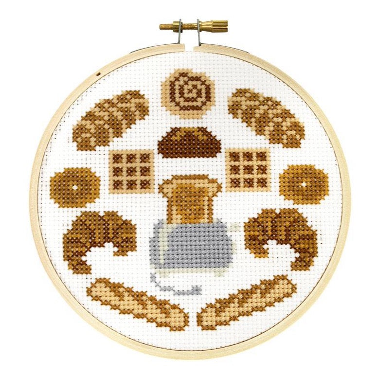 Bread Head Cross Stitch Kit Kit The Stranded Stitch